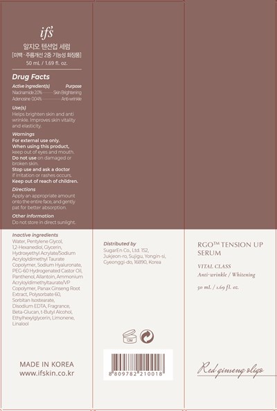 81897-502 - RGO TENSION UP SERUM Label